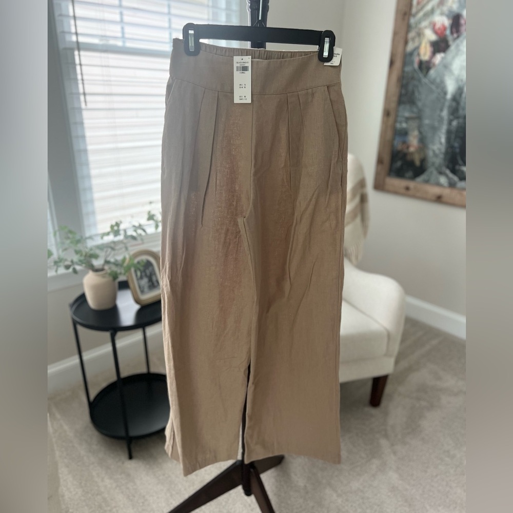 Abercrombie & Fitch Sloane Tailored Linen Blend Pant. Size xs